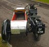 Baughan cyclecar outside museum 10